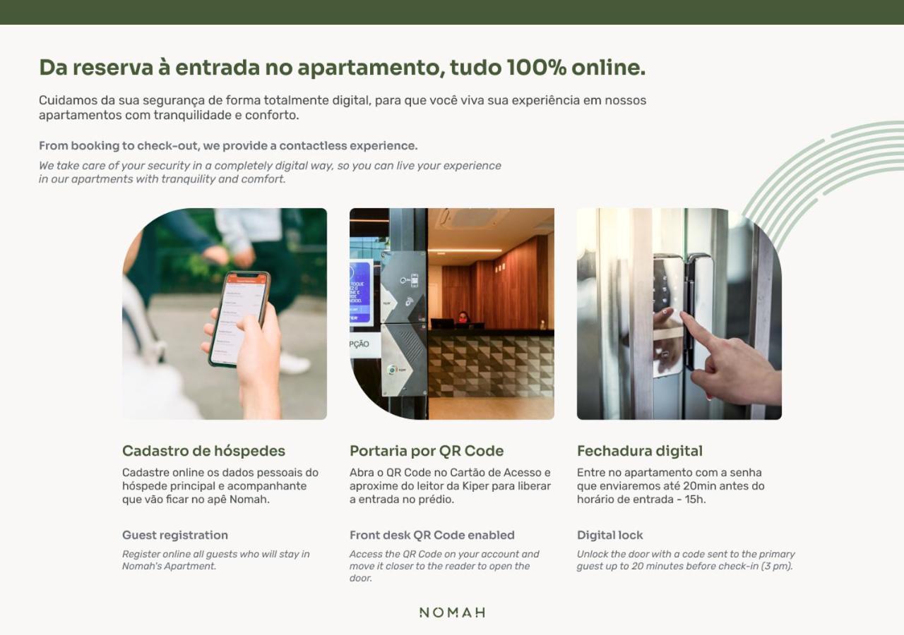 Nomah - Aptos Por Temporada Na Vila Nova Conceicao Sao Paulo Exterior photo